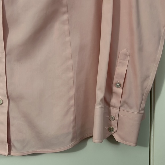 Talbots Size 14 Light Pink Button Down Shirt - Picture 4 of 5